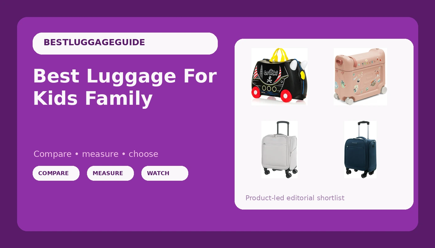 Best Luggage For Kids Family - BestLuggageGuide review with measurements and honest opinion