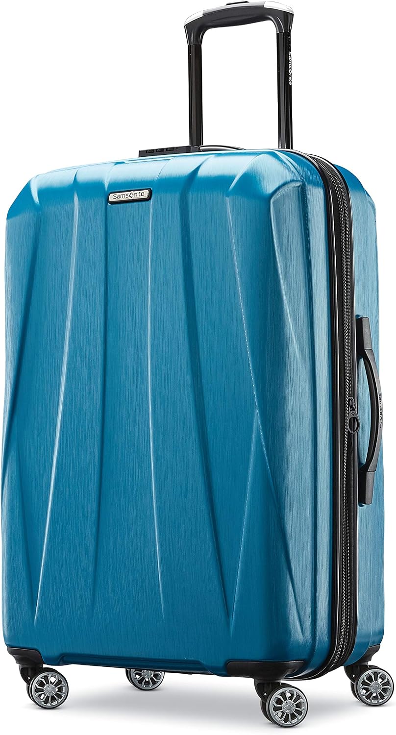 Samsonite Centric 2 Hardside Expandable Luggage with Spinner Wheels, Black, 3-Piece Set (20/24/28)