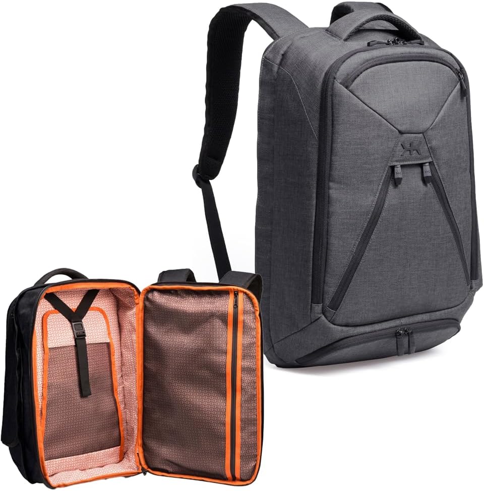 Knack Series 1 Medium Travel Backpack, 15.6-Inch Laptop, Expandable 27-39L
