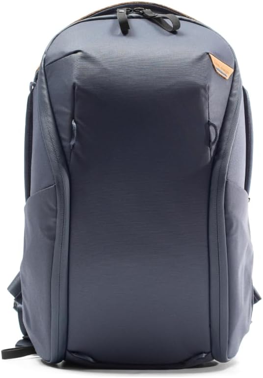 Peak Design Everyday Backpack Zip 20L, Black, 270-Degree Zip, Dual Side Pockets, FlexFold Dividers, Fits 15" Laptop, For Camera Carry, Daily Commutes or Travel, Versatile Backpack for Men and Women