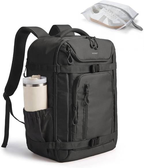 BAGSMART Travel Backpack for Women & Men, 17-Inch Laptop Carry on Backpack
